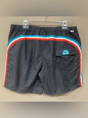 🍏 Sundek Men’s Swim Shorts, Adjustable Waist, Pockets, L
